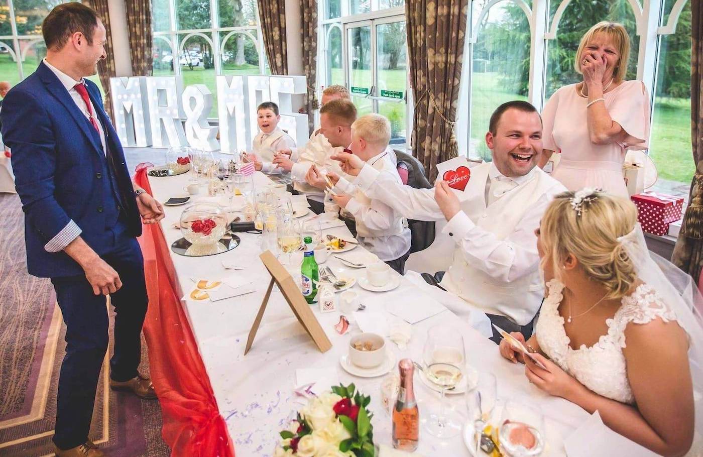 Ricky Reidy Magician Performing magic at Wedding in Darwen Lancashire